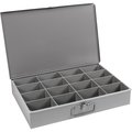 Durham Mfg. Durham Steel Scoop Compartment Box, 16 Compartments, 18 x 12 x 3 113-95